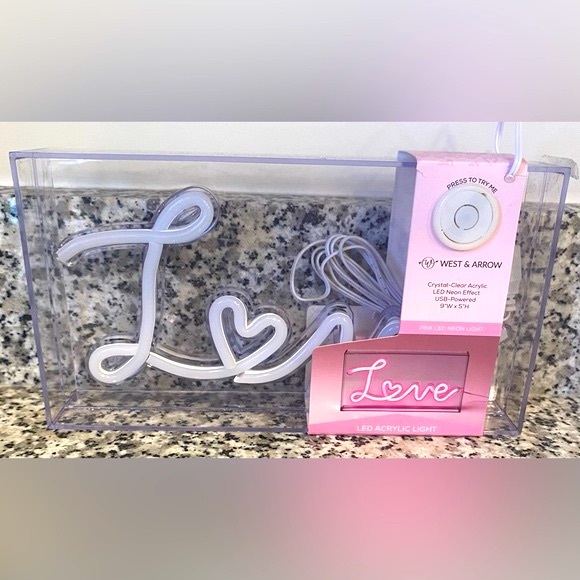 Love LED Acrylic Box Decor - Picture 5 of 9